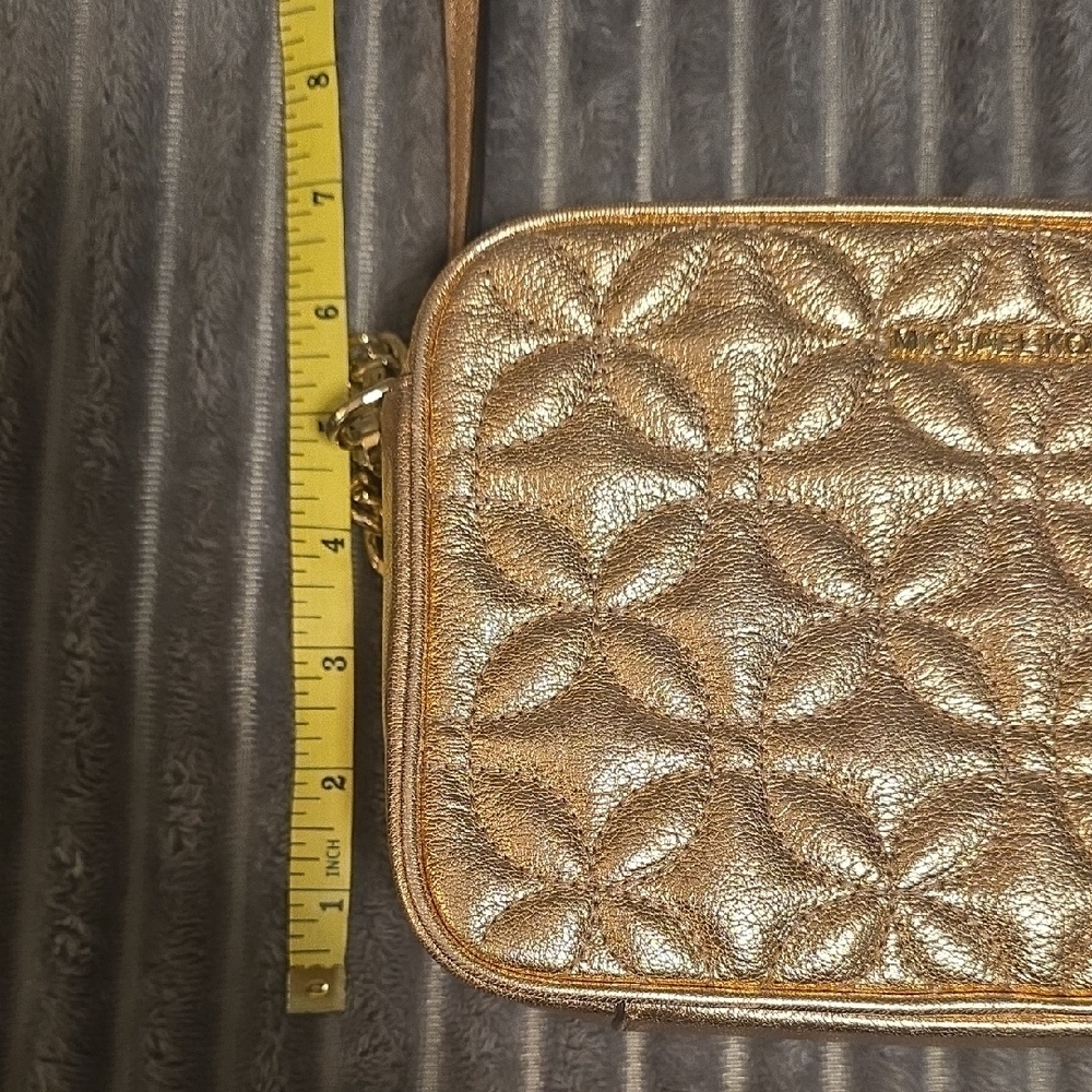 Michael Kors Metallic Rose Crossbody Bag - Picture 16 of 16